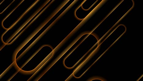 fondo de movimiento tecnológico geométrico abstracto dorado brillante