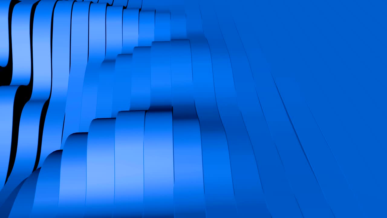 bandas onduladas azules abstractas animadas