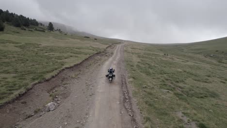 video-with-drone-following-a-motorcycle-off-road