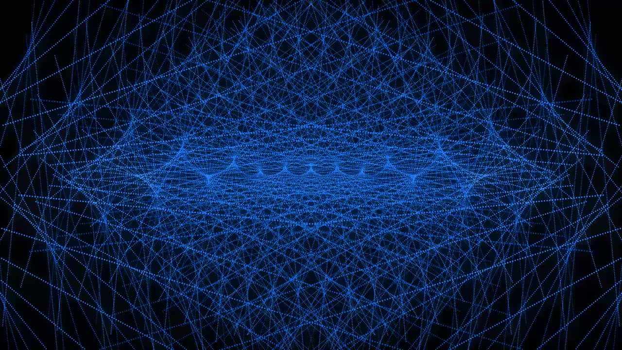 Blue color Dot Shape Pattern animation motion graphics