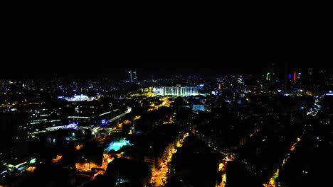 Estableciendo-Un-Video-Con-Drones-De-Estambul-Por-La-Noche