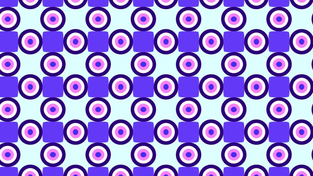 Geometrical abstract tiles mosaic seamless pattern background - Seamless Tile Pattern With Violet Dominating Colour