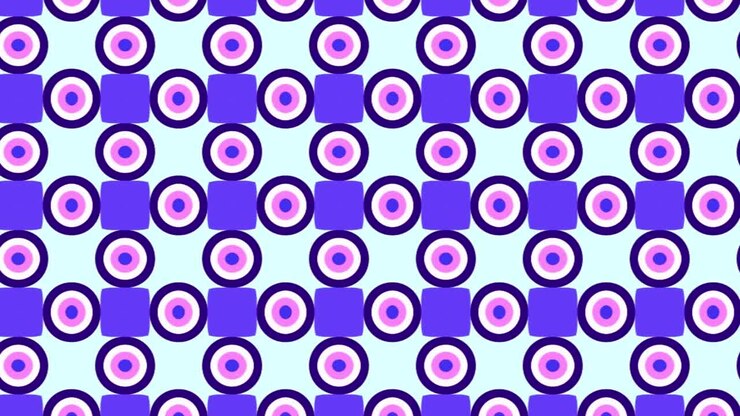 Geometrical abstract tiles mosaic seamless pattern background - Seamless Tile Pattern With Violet Dominating Colour