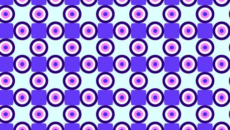 geometrical abstract tiles mosaic seamless pattern background - seamless tile pattern with violet dominating colour