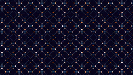 symmetrical grid pattern repeating dots form intricate design