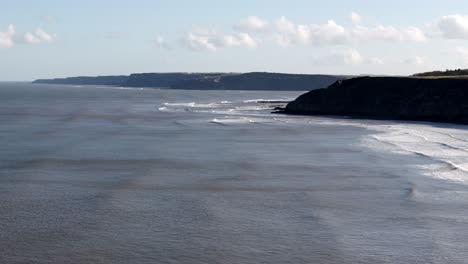 Antena-De-La-Costa-Sur-De-La-Bahía-De-Scarborough-En-Un-Día-De-Invierno