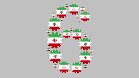 número seis iraní