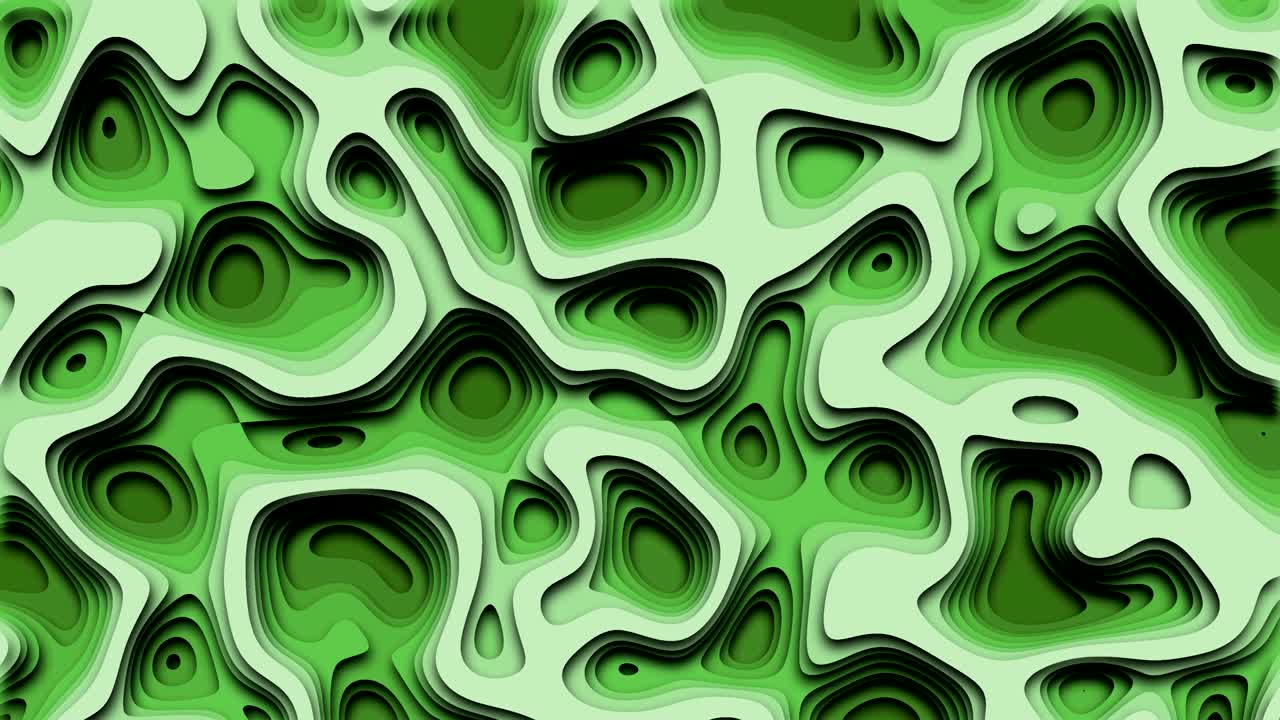 Cut out animation forest