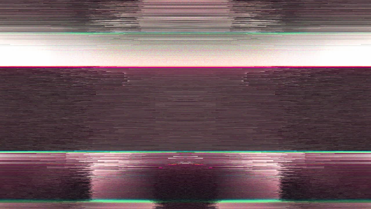 Abstract Digitaal Glitch Kunstpatroon met Verschuivende Kleuren