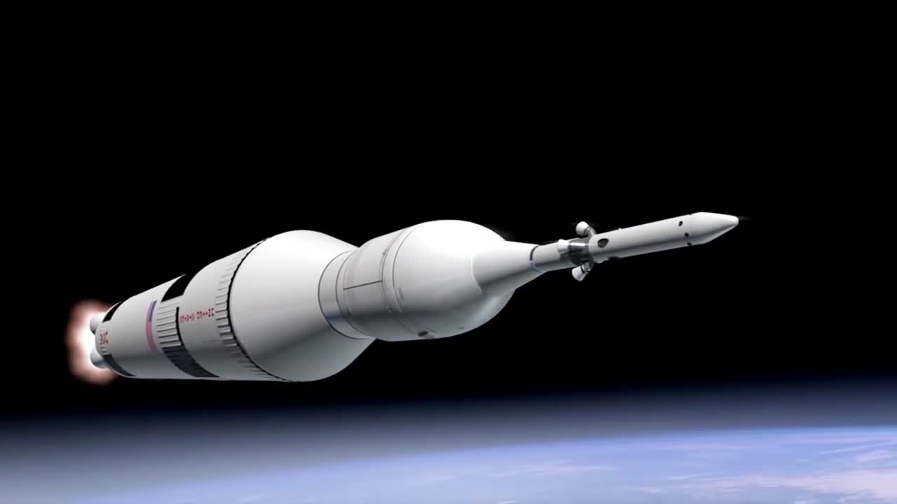 A Beautiful Simulated Rocket Travels Through Earths Upper Atmosphere 1
