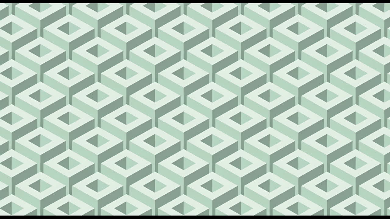 Green Geometric Diamond Pattern Background