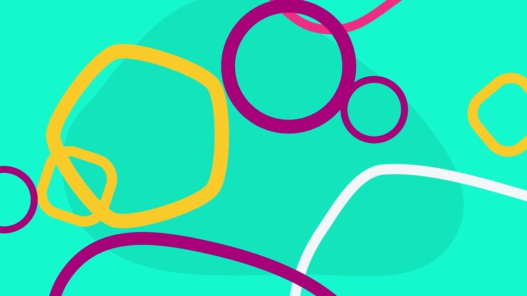Dynamic Abstract Animation of Colorful Geometric Shapes