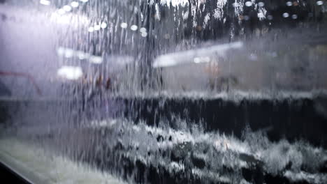 waterfall display at an exhibition