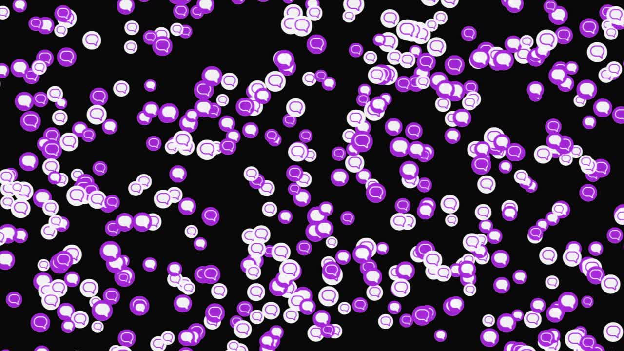 음성 거품의 추상적인 패턴