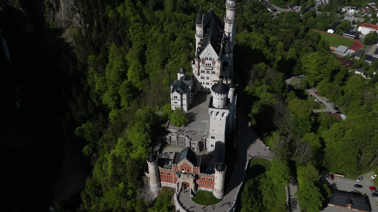 노이슈반슈타인 성의 공중 사진