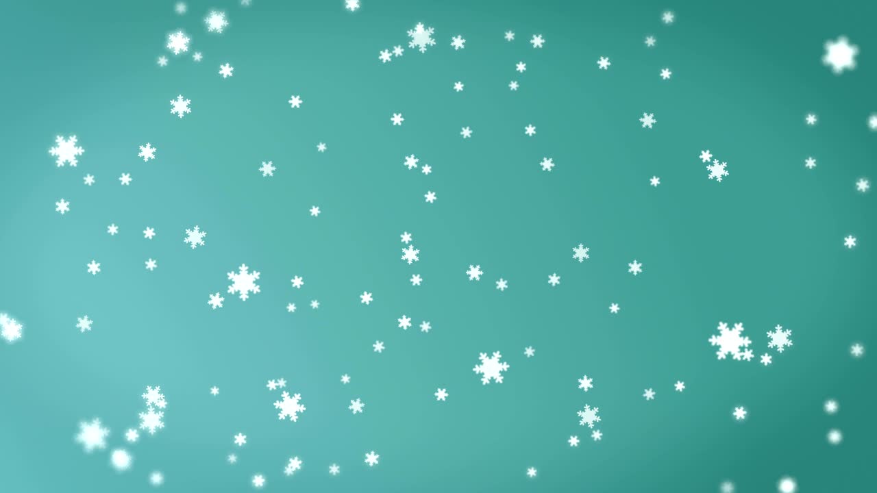 4K Abstract Motion Background  Animation with Snowflake Shapes