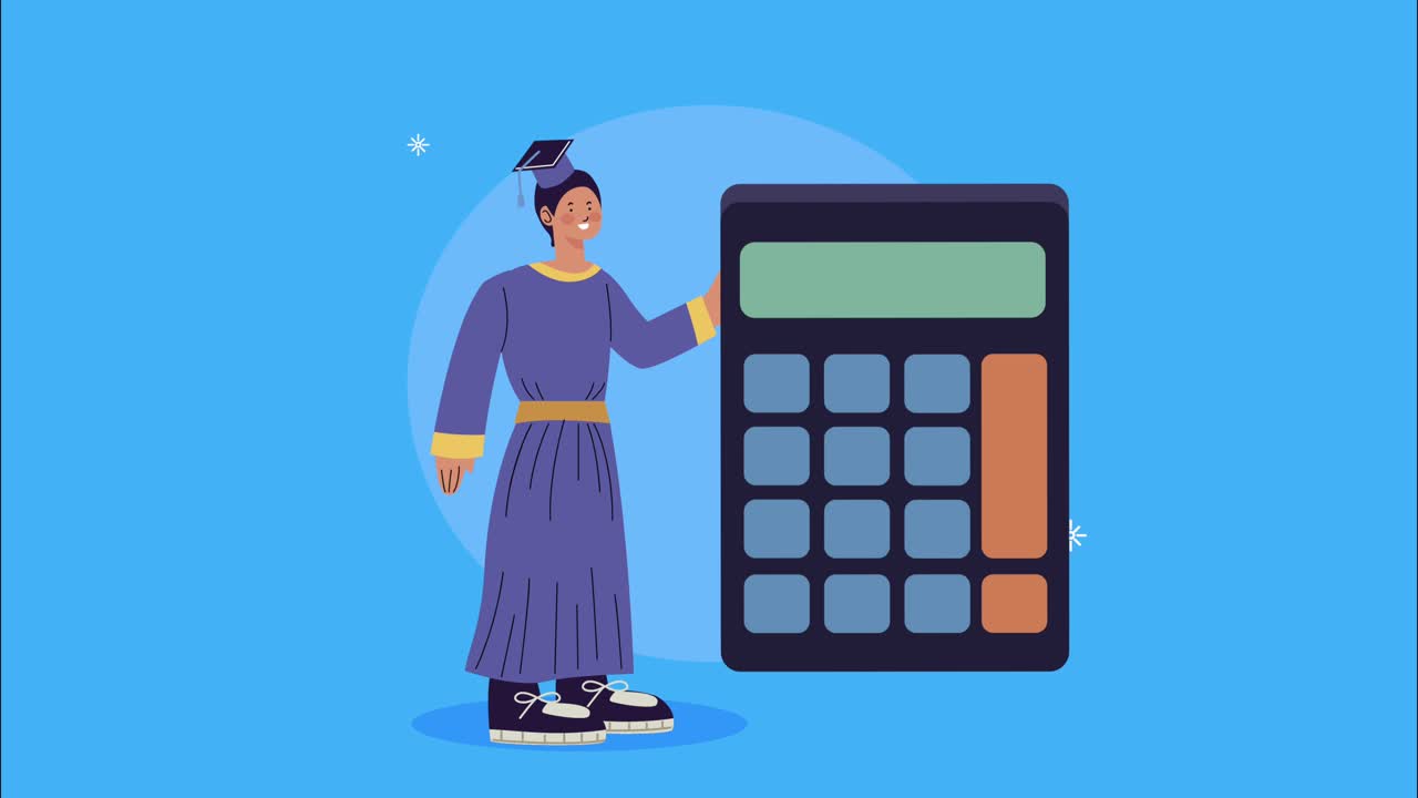 niño con sombrero de graduación y