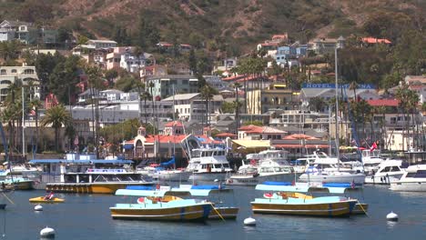 establishing shot of catalina island