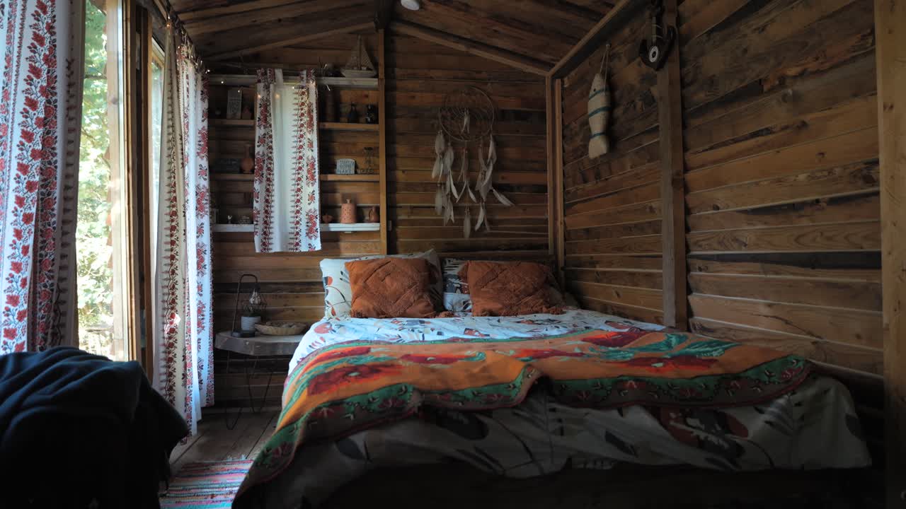 자연 속의 별장 영상, 야외, 캠핑