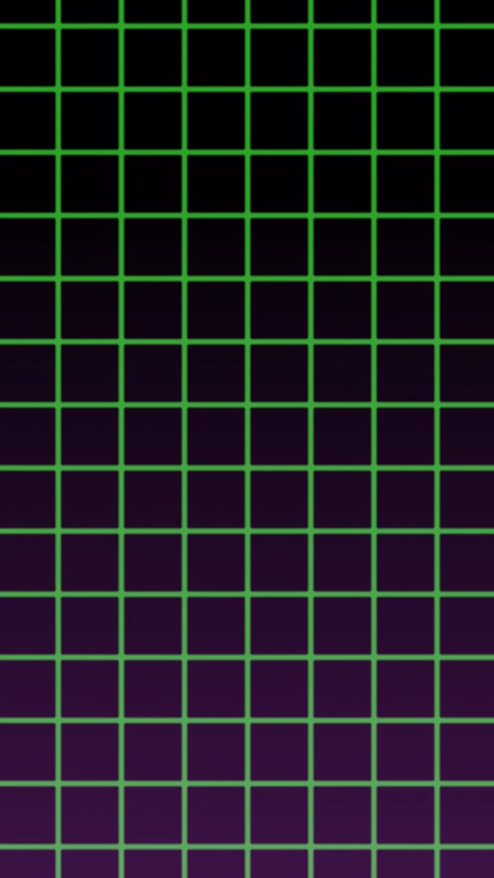 Green Grid Pattern on Dark Purple Gradient Background