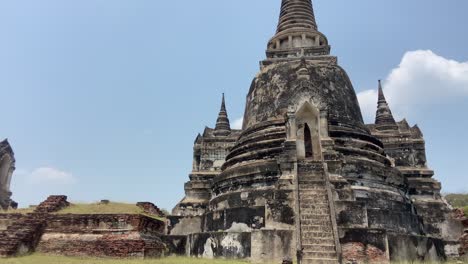 stupas of the ancient temple of wat phra si sanphet in ayutthaya