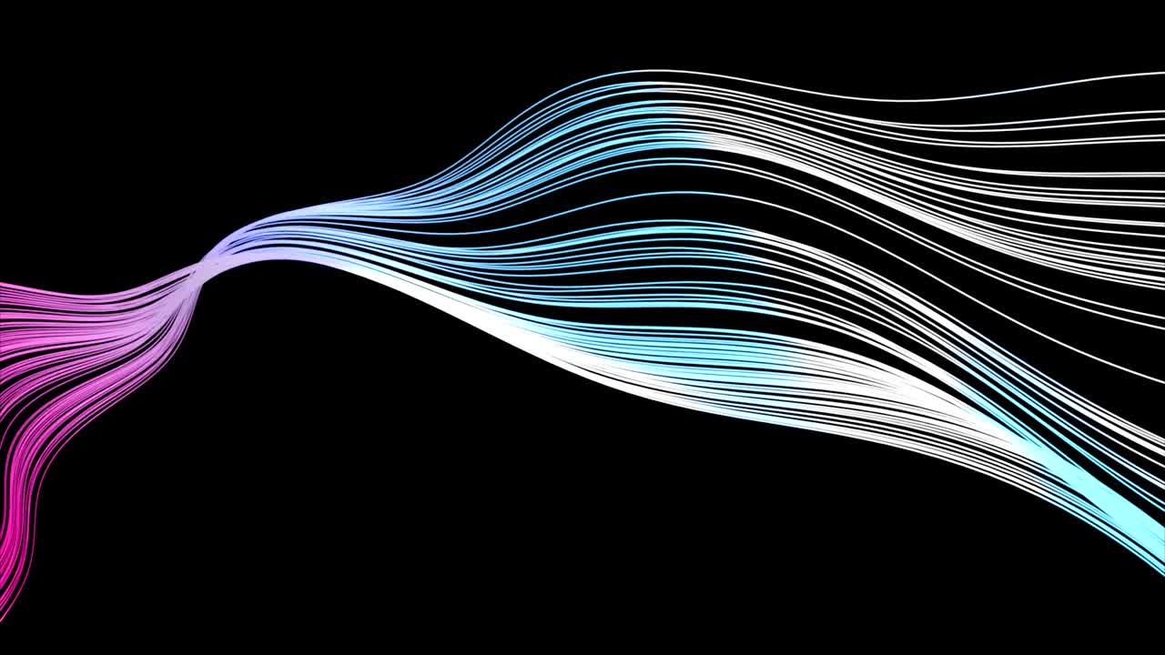 추상적인 빛의 흔적.