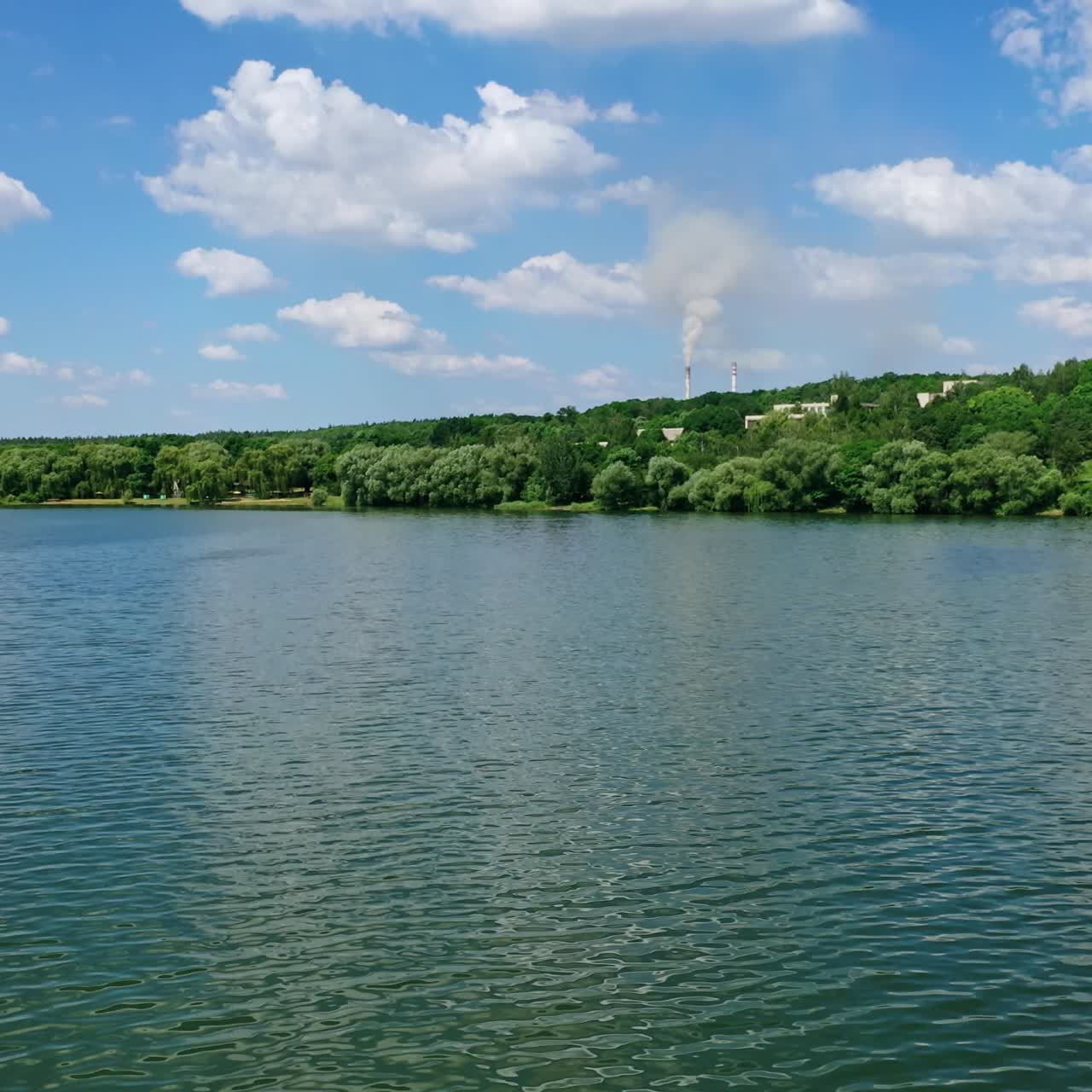 Aerial view of nature landscape
