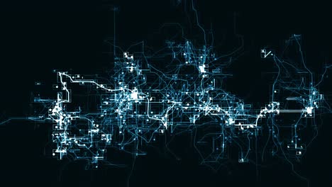 connections growing into a powerful grid of interconnected communications