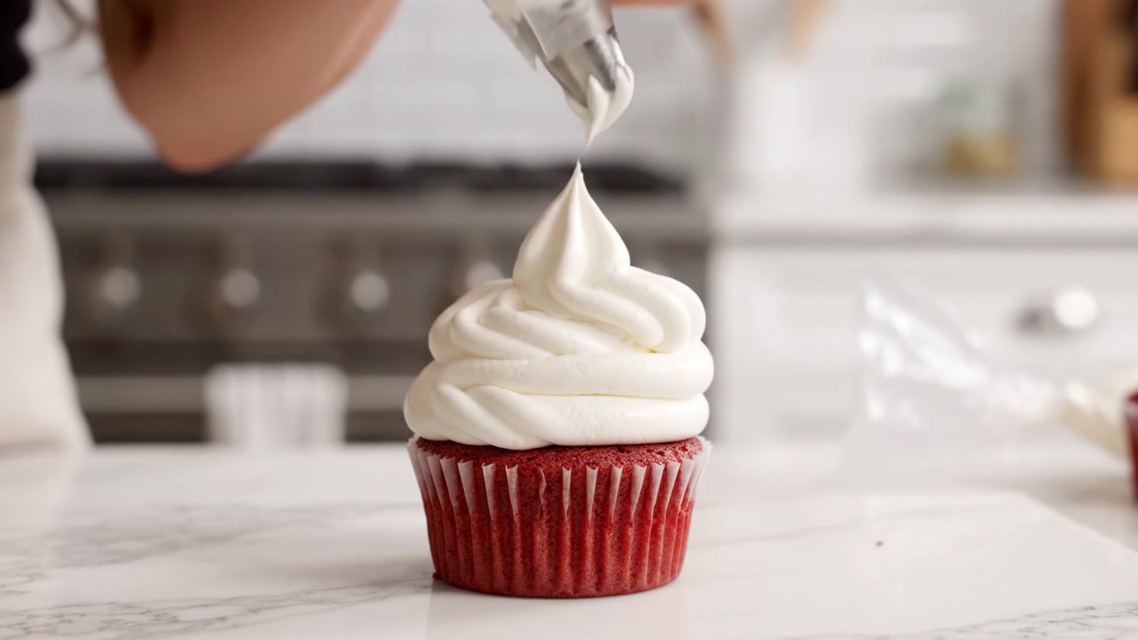 Membuat Cupcake Red Velvet Sempurna: Panduan Langkah demi Langkah untuk Mengolesi dengan Krim Kocok demi Pengalaman Hidangan Penutup yang Lezat