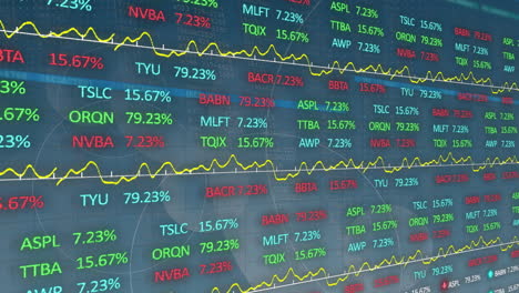 Animación-Del-Procesamiento-De-Datos-Financieros-Sobre-Fondo-Oscuro