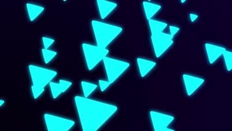 4k triangle background loopable - abstract triangles background - geometric abstract soft background - shattering colorful triangle - geometrc colour shapes triangles - turquoise color