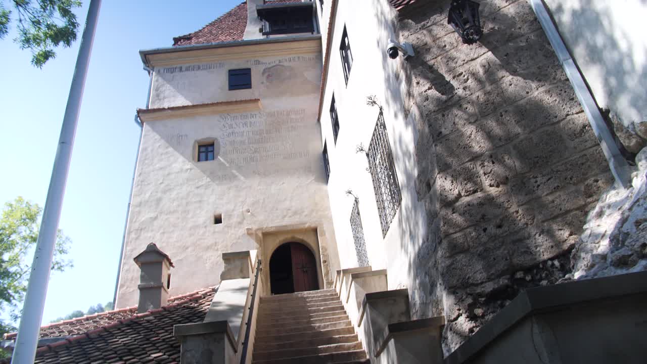 Stone Castle Stairs and Entrance