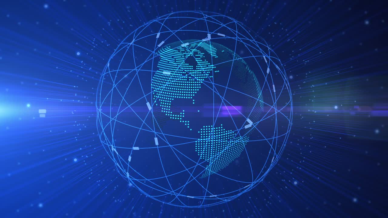 Blue globe lines and connectedness system