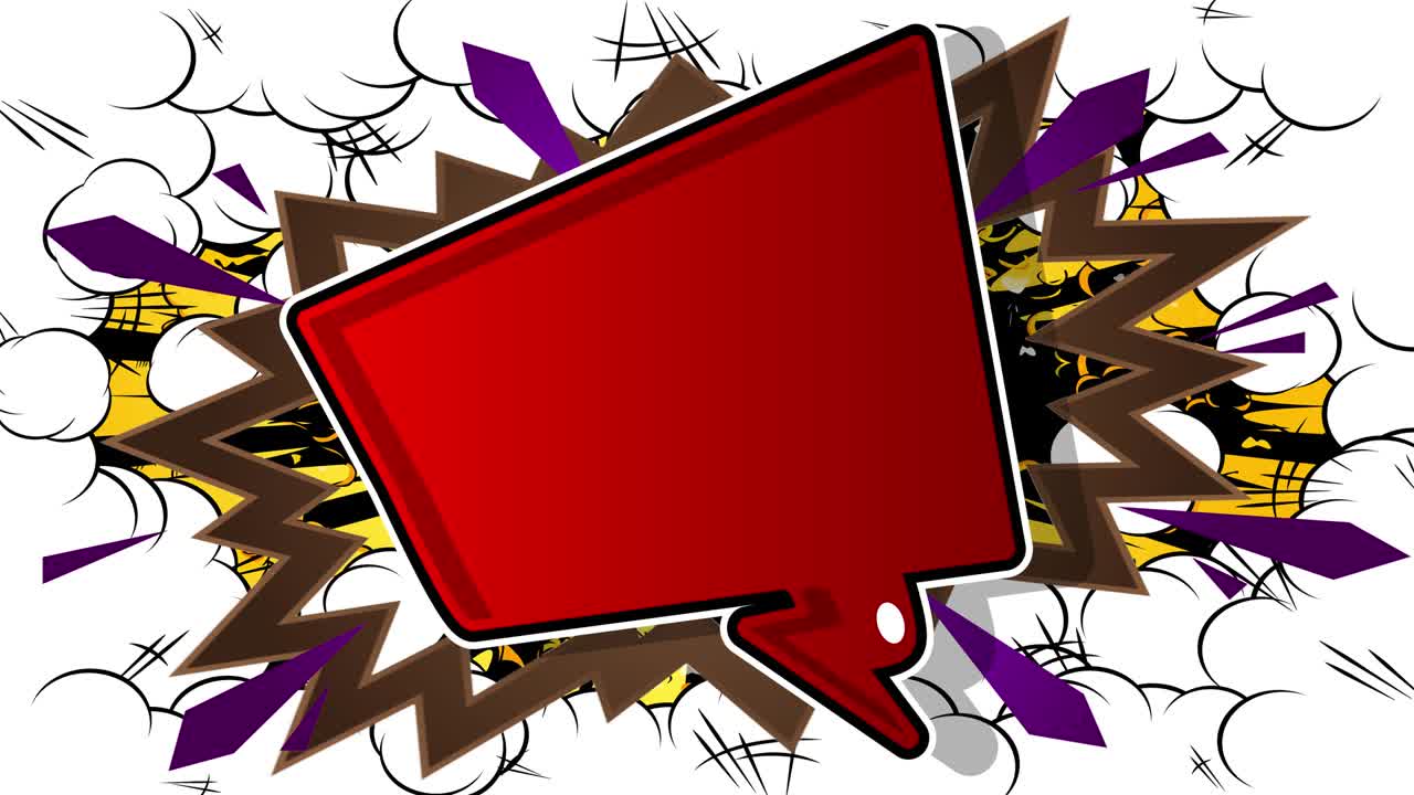 el fondo de estilo cómico retro. el fondo de dibujos animados manga video de stock.