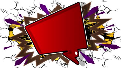 retro comic style background. manga cartoon backdrop stock video.