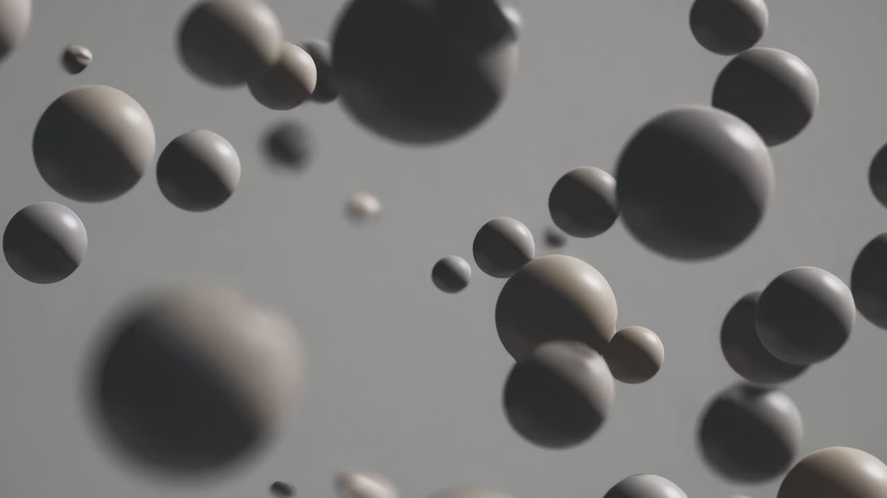 추상적인 떠다니는 구