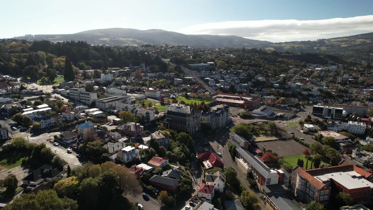 el centro de la ciudad de dunedin.