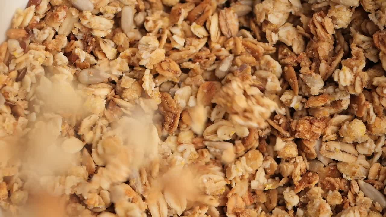 Mixing Granola