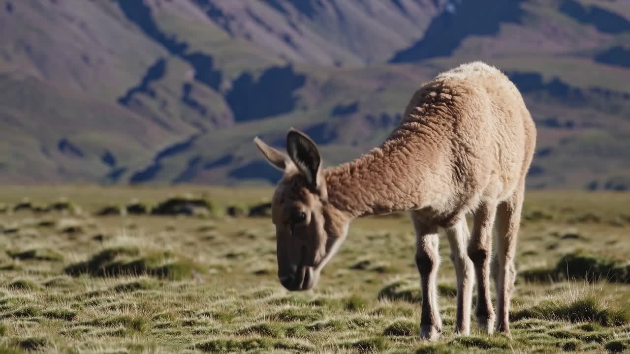 Mountain Deer in Scenic Landscape