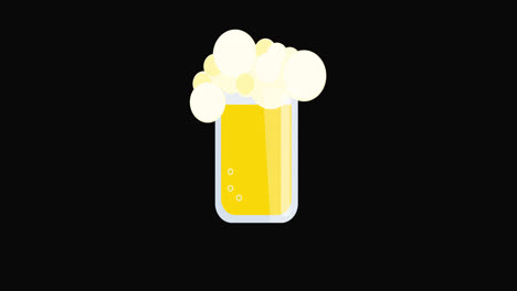 Beer-mug-icon-motion-graphics-animation-with-alpha-channel,-transparent-background,-ProRes-444