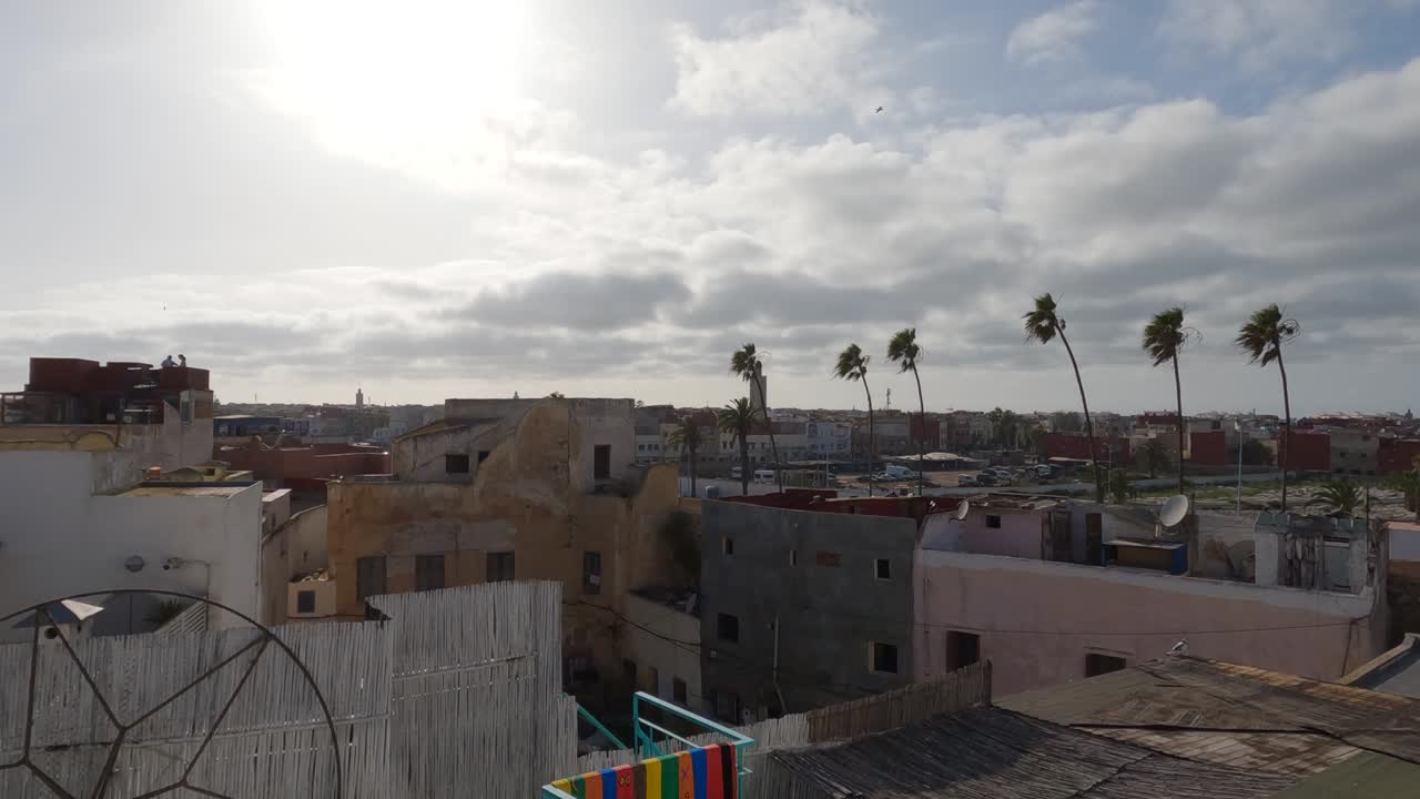 Panoramic view of El Jadida's historic cityscape, Morocco