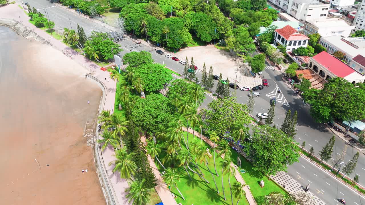 vung tau 해변의 공중 촬영.