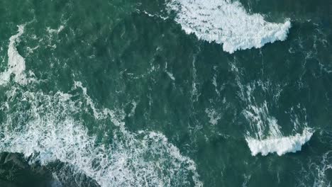 DRONE-VIEW-OOF-BEACH-WAVES-BEAUTIFUL-PHANTOM-4-PRO