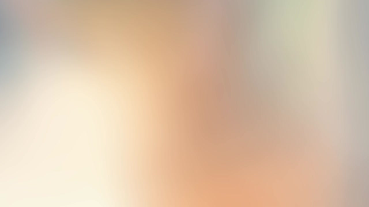 hermoso fondo de bucle sin costuras abstracto borroso. movimiento lento colores amarillo claro, naranja y verde varían animación transiciones de color suave. bucle 4k capaz de fondo suave.