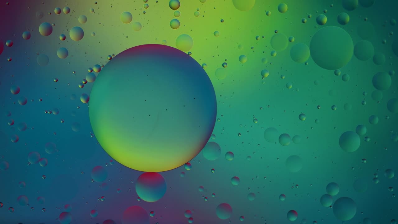 Abstract Colorful Bubbles