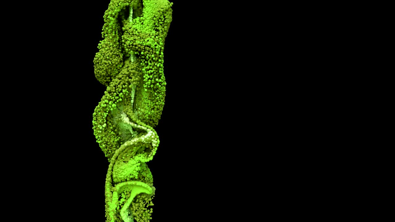 Dynamic Emitted Particles with copy space.