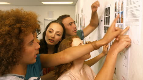 students having a meeting together