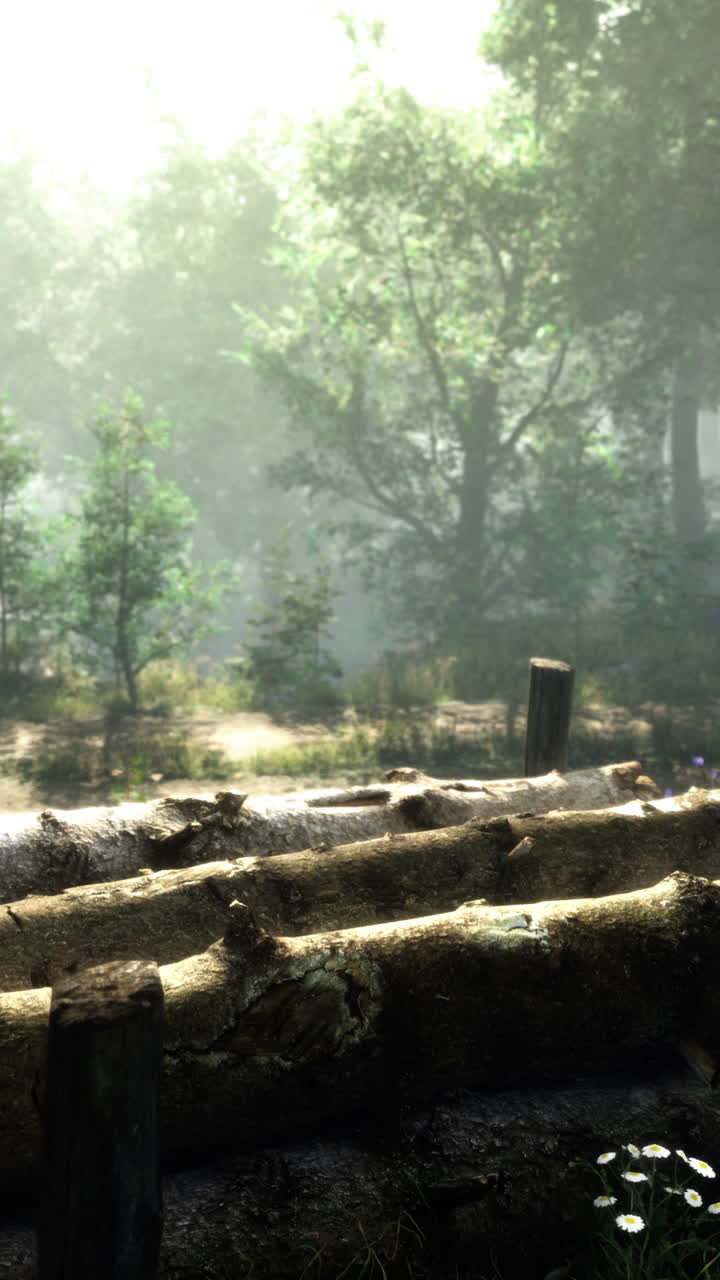 안개 숲 을 가로질러 가는 길