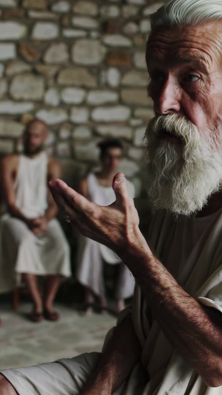 Portrait of a wise elder