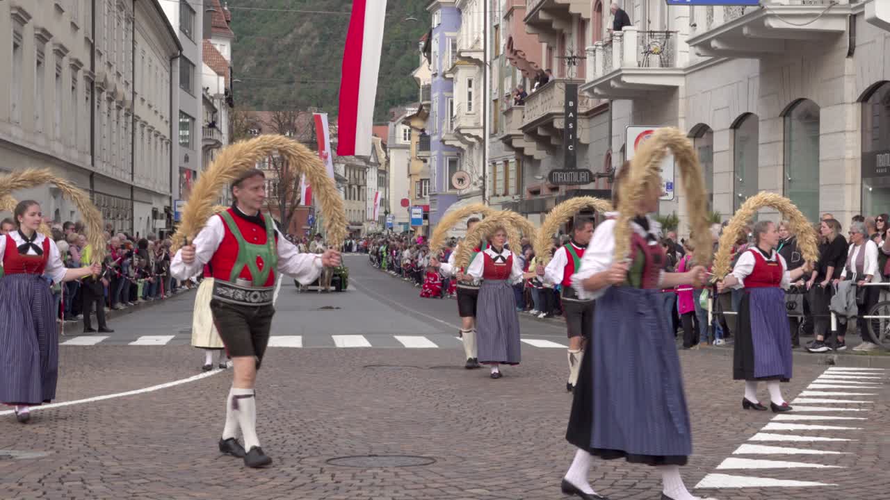 Brass band Bad Goisern at the annual grape festival, Meran - Merano, South Tyrol, Italy (part 4 of 4)